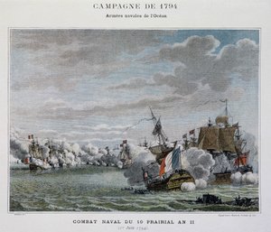 Zeegevecht, 10 prairial An II (1794) - in 