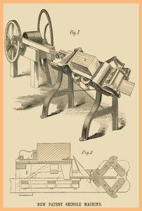 Nieuw Patent Schindelmachine