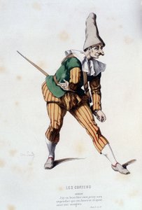 Nivelet in "les contens" (door Odet de Turnèbe in 1584), in "het Franse theater in de 16e en 17e eeuw vóór Molière" door Edouard Fournier. door Unknown artist