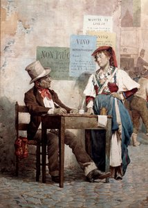 Oude man: de publieke schrijver in Rome door Unknown artist