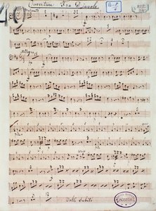 Opening van de komische opera Fra Diavolo, of De Herberg van Terracine door D. F. Auber door Unknown artist
