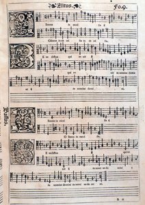 Pagina uit Liber octo missarum (1541) door Unknown artist