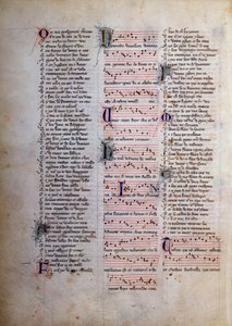 Pagina van liederen, teksten en muziek door Unknown artist