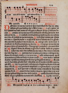 Pagina van het liturgieboek Liber Sacerdotalis door Castellini door Unknown artist