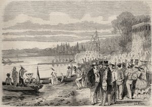 Parijse kanoërs. Regatta