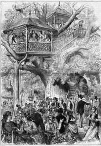 Feest in Sceaux Park in 1873.