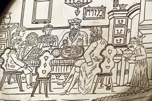 Pesach Seder bord, 19e eeuw door Unknown