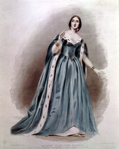 Pauline Viardot - García (1821-1910), Franse zangeres. in de rol van Desdemona. Otello door Gioacchino Rossini door Unknown artist