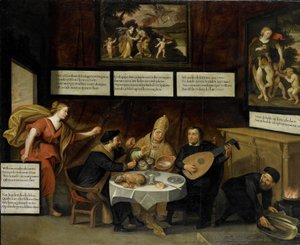 Vrede spoort de kerken aan tot tolerantie door Unknown artist