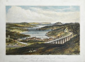 Penryn, Flushing en Falmouth Havens (vanaf de Old Helton Road), ca. 1860-80 door Unknown artist