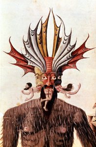Uitvoering van Lucifer (duivel) in Dante