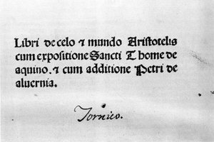 Philosophiae Pauperum door Albert de Grote (= Albertus Magnus 1206 - 1280), Duitse theoloog en filosoof. Brescia
