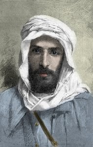 Pierre Paul François Camille Savorgnan de Brazza (1852-1905) Franse ontdekkingsreiziger in Afrika - Portret van Pietro Paolo Savorgnan di Brazza of Pierre Paul François Camille Savorgnan de Brazza in het Frans (1852-1905) Gouverneur-generaal van Frans Cong door Unknown artist