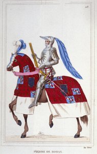 Pierre, Burggraaf de Rohan, Heer van Gie (1451-1513). Maarschalk van Frankrijk. Gravure uit 1830