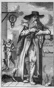 Pierre de Montmaur (1576 -1650) geleerde, Franse dichter van Latijnse uitdrukking - gravure door Unknown artist