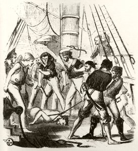 Piraten martelen George Withers door Unknown artist
