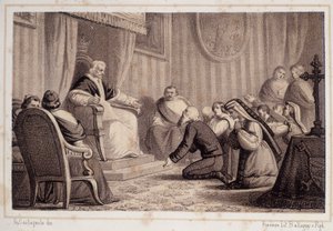 Pius VII (1742 - 1823) herroept het decreet dat de vernietiging van Sonnino beveelt - in 