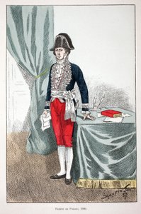 Politie Prefect (1800). Kleurgravure, ter illustratie van 