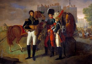 Portret van La Ronciere, commandant van de cavalerieschool van Saint Germain door Unknown artist