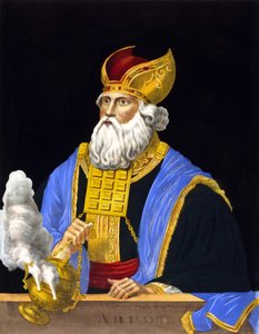 Portret van Aaron, broer van Mozes.