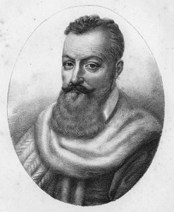 Portret van Achilles de Harlay, Graaf van Beaumont Magistraat (1536 tot 1619). door Unknown artist