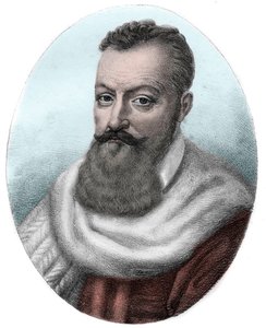 Portret van Achilles de Harlay, eerste president van het Parlement van Parijs (1536-1619)