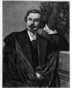 Portret van Adolf Friedrich, Graaf von Schack (1815-1894), Duitse dichter.