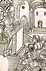 Portret van Albertus Magnus (Albertus de Grote 1206-1280), Sint Albertus de Grote (1205-1280) door Unknown artist