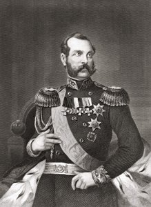 Portret van Alexander II Nikolajevitsj (1818 - 1881), keizer van Rusland door Unknown artist