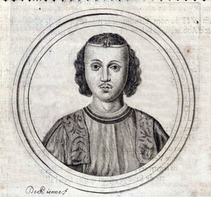 Portret van Amadeus VII van Savoye, bekend als De Rode Graaf
