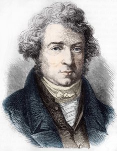 Portret van André Marie Ampère (1775 - 1836) Franse natuurkundige door Unknown artist