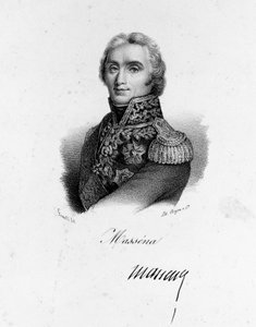 Portret van André Massena (1756 - 1817), Maarschalk van Frankrijk.
