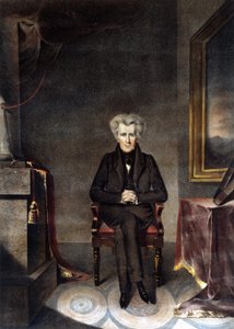 Portret van Andrew Jackson (1767 - 1845) Amerikaanse staatsman door Unknown artist