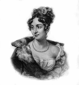 Portret van Anne Boutet, genaamd Mademoiselle Mars (1779 - 1847), Franse acteur