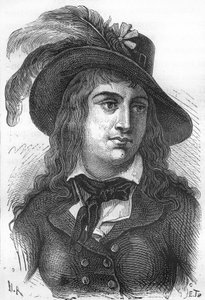 Portret van Anne Josèphe Terwagne, bekend als Théroigne de Méricourt (1762-1817), Franse revolutionair. door Unknown artist