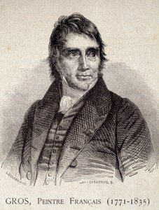 Portret van Antoine Jean Gros, Franse schilder (1771-1835) - in 