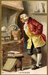 Portret van Antoine Laurent de Lavoisier (1743 - 1794), Franse chemicus door Unknown artist