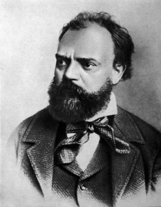 Portret van Anton (Antonin) Dvorak (1841 - 1904), Tsjechische componist