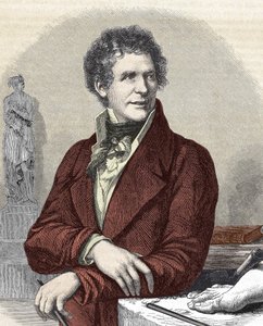 Portret van Antonio Canova (1757-1822) beeldhouwer door Unknown artist