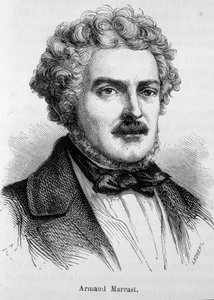 Portret van Armand Marrast, Franse politicus (1801 - 1852) door Unknown artist