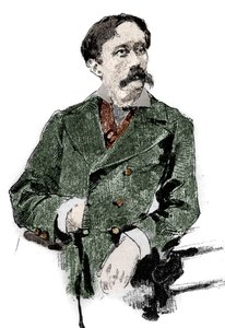 Portret van Arrigo (of Enrico) Boito (1842-1918), Italiaanse librettist, auteur van het libretto van 