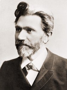 Portret van August Bebel (1840-1913), Duitse politicus
