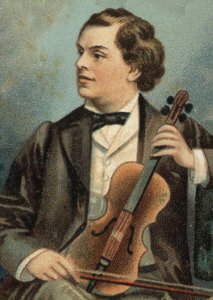Portret van August Wilhemj, Duitse violist (1845-1908).
