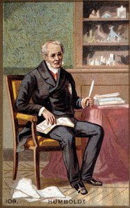 Portret van Baron Alexander Von Humboldt door Unknown artist