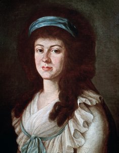 Portret van barones Maria Anna von Westerholt door Unknown artist