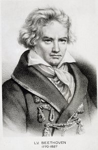 Portret van Beethoven (1770 - 1827)