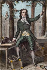 Portret van Camille Desmoulins (1760-1794), politicus tijdens de Franse Revolutie door Unknown artist