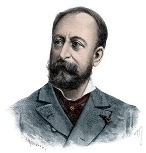 Portret van Camille Saint-Saëns