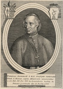 Portret van kardinaal Francesco Bertazzoli (1754-1830) door Unknown artist