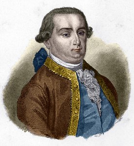 Portret van Cesare Bonesana, markies de Beccaria (1738 - 1794), Italiaanse jurist door Unknown artist